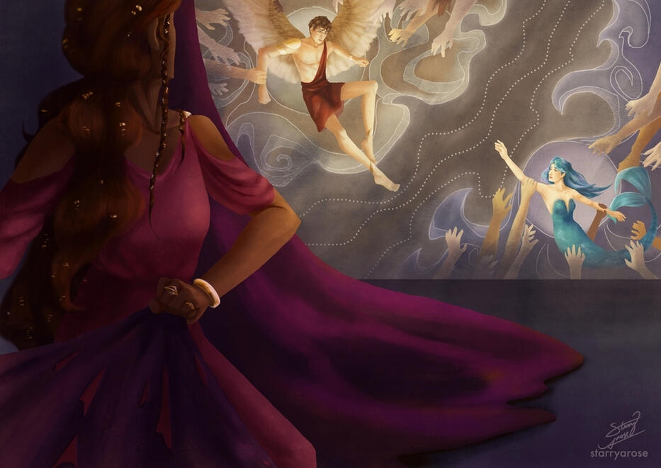 Hidden Fresco Part of an original series following a tragic fallen angel.